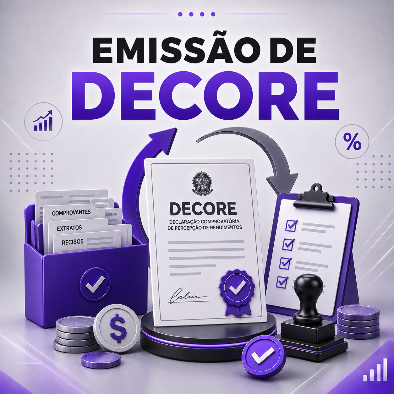 Arte do serviço Emissao De Decore